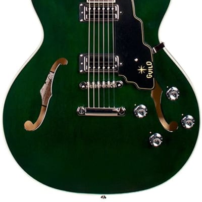 Guild Starfire IV ST Semi Hollow Body Electric Guitar - Emerald Green - with Case image 1