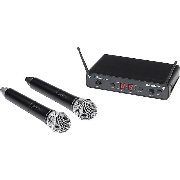 Samson Concert 288 Dual-Channel UHF Wireless Handheld Mic System - I Band (518-566 MHz) image 1