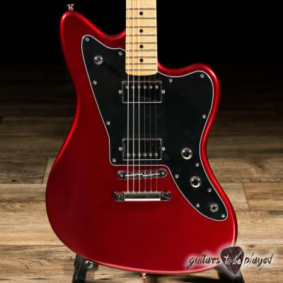 Fano JM6 Oltre Humbucker Maple Fretboard Guitar w/ Gigbag – Candy Apple Red image 2