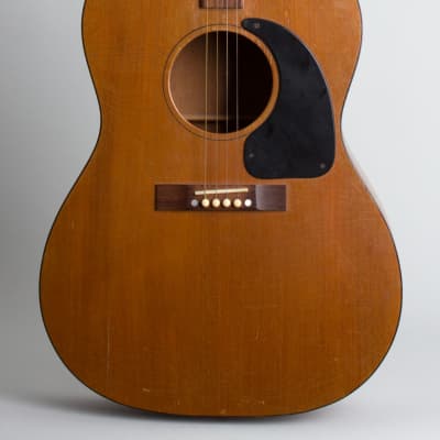 Gibson  TG-0 Flat Top Tenor Guitar (1968), ser. #520529, black chipboard case. image 3