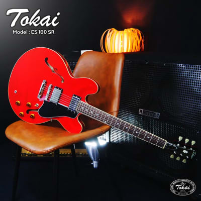 Tokai es-180 セミアコースティックギター レッド Tokai es-180 セミアコースティックギター レッド
