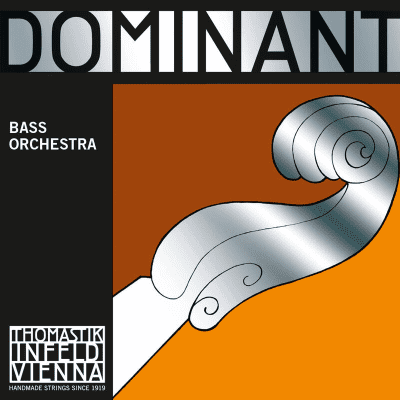 Thomastik-Infeld 196 Dominant Chrome Wound Synthetic Core 3/4 Double Bass Orchestra String Set - Medium