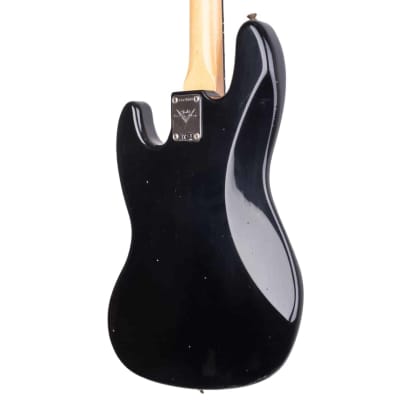 Fender Custom Shop 1968 JAZZ BASS JourneyMan - Aged Black - 9.6 pounds - CZ574565 image 11