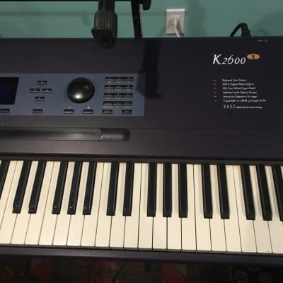 Kurzweil K2600X with flight case and manuals image 2