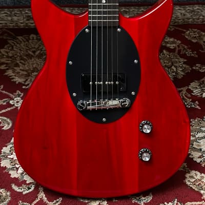 Rivolta Guitars Duocata Jr Rosso Red Electric Guitars with Rivolta Premium Soft Case image 4