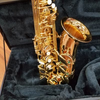 Cannonball AR9900 Royal Crown Professional Alto Sax Gold Lacquer image 2