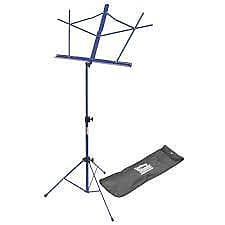 On-Stage Stands SM7122DBB Sheet Music Stand in Dark Blue with Bag image 1