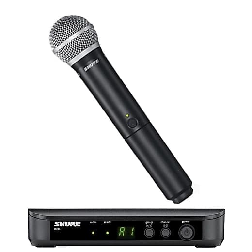 Shure BLX24 and PG58 Wireless Microphone System Reverb
