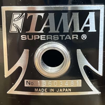 Stunning Set  Of Vintage Tama Superstar 8" & 10" Toms   1980s - Piano Black image 4