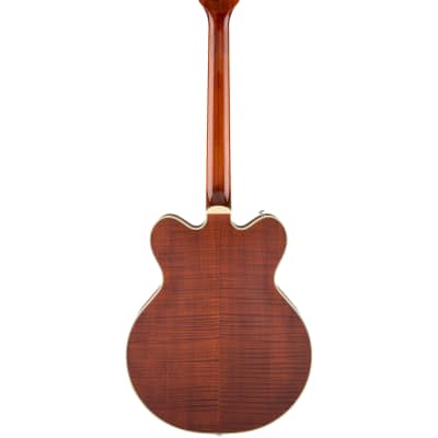 Gretsch G6609TFM Players Ed. Broadkaster Hollow-Body Electric Guitar - Bourbon Stain image 3