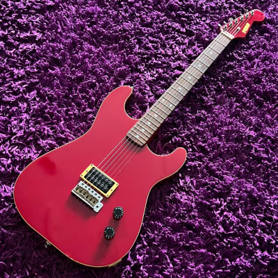 1980s Fresher Refined Series FRS SS-38 Stratocaster Crimson image 4