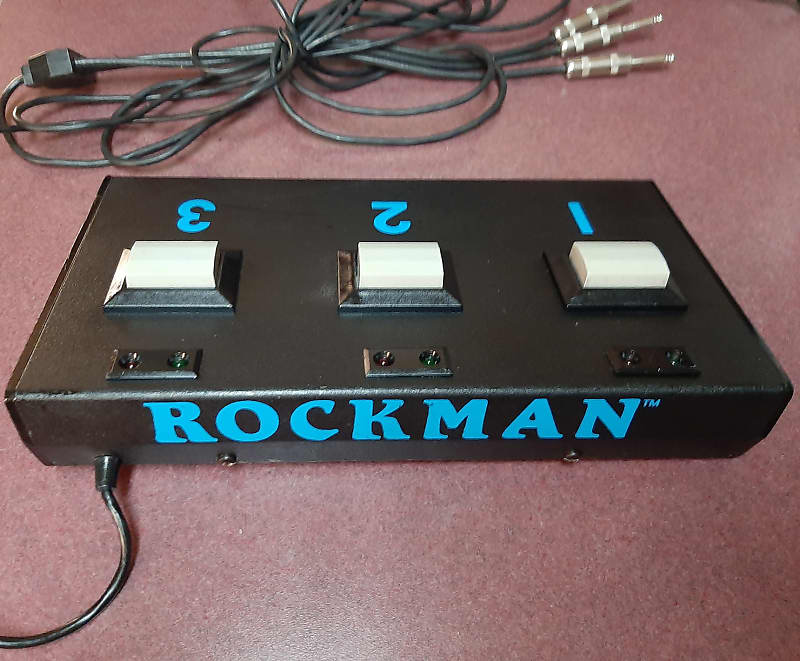 Rockman Three Button Footswitch For Rockman Modules..