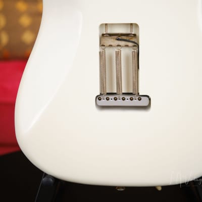 K-Line Springfield S-Style Electric Guitar - Left Handed! - Olympic White Finish #030537! image 9