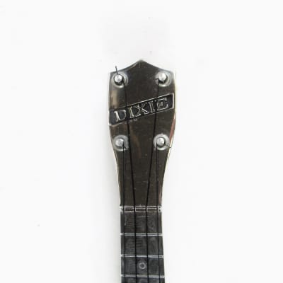 Dixie Metal Banjo Ukulele W/ Original Gig Bag 1950s image 5