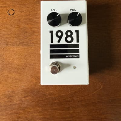 Reverb.com listing, price, conditions, and images for 1981-inventions-lvl-full-range-overdriver
