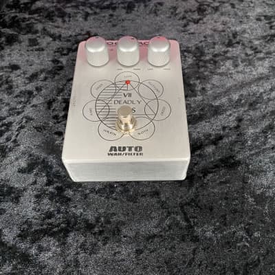 Rocktron VII DEADLY SINS AUTO WAH filter OVP in Jimi Hendrix Box - silver image 5