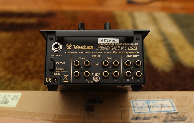 RARE] Vestax pmc 06-Pro-VCA Black 06pro-A 06 pro A DJ mixer