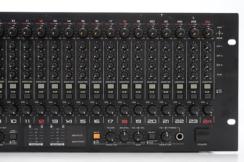 Roland M-240R 24-Channel Rack Mount Line Mixer #52652 | Reverb