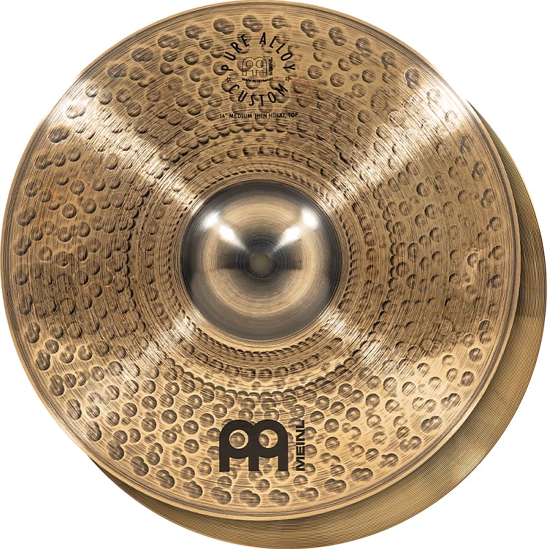 MEINL PAC14MTH Pure Alloy 14" Custom HiHat image 1