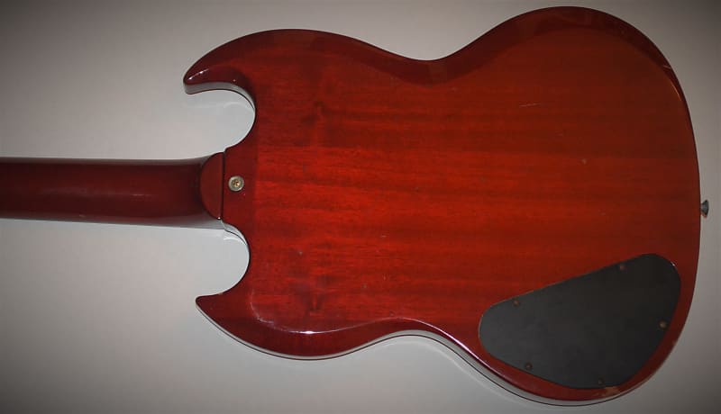 Greco Sg Junior 1962 Replica Long Tenon Neck P90 Wine Red