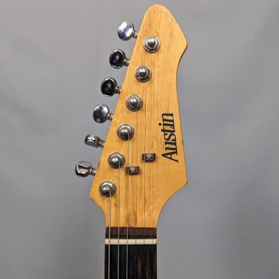 Austin Strat Style Electric Guitar - Black image 5