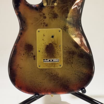 Peter Kellet Peter Kellett Custom Anodized Strat Style Guitar One of a Kind Anodized image 6