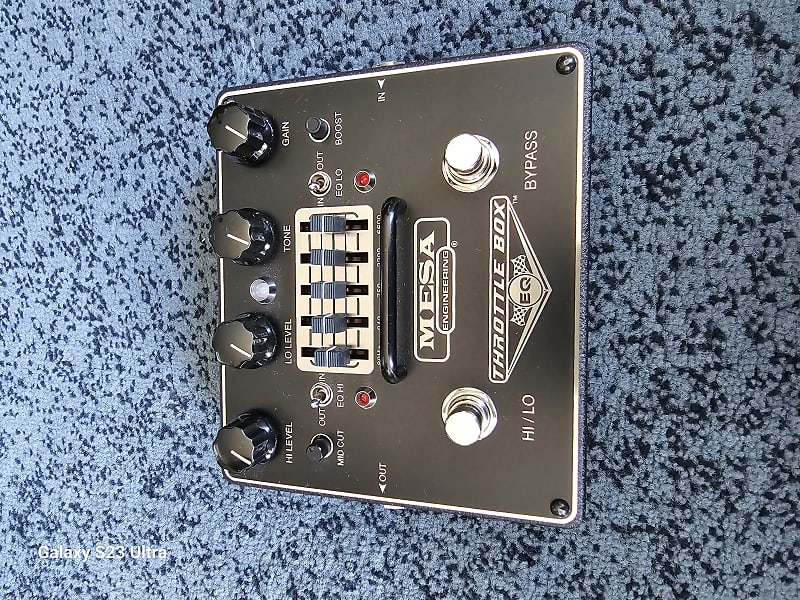 Mesa Boogie Throttle Box EQ Overdrive Pedal 2010s - Black | Reverb