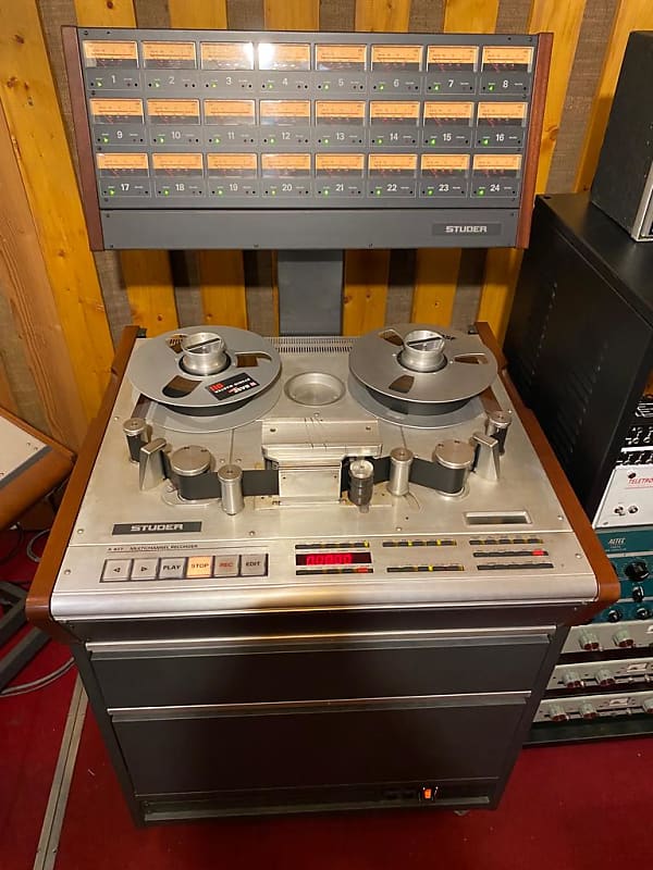 Studer A827 Multitrack Tape Recorder w Remote Control and Reverb