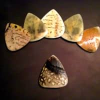 Real Turtle Shell Guitar Pick True Tortoise Shell Tone Reverb