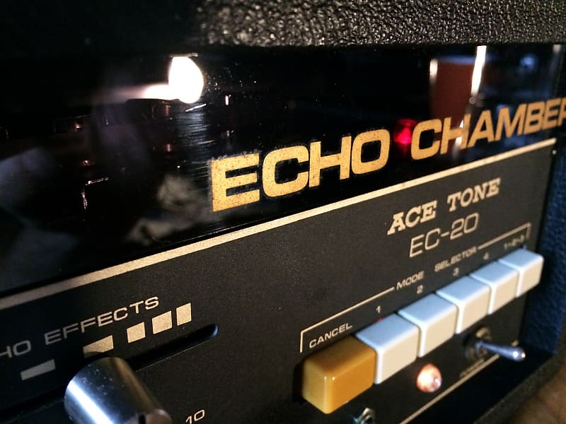 Ace Tone EC-20 Echo Chamber- tape echo 1970s black /gold