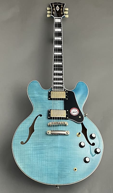 Seventy Seven Guitars EXRUBATO-CTM-JT ~Aqua Marine Blue