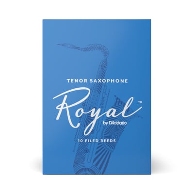 D'Addario Royal RKB1025 Tenor Saxophone Reed 10-Pack, Strength 2.5 image 4
