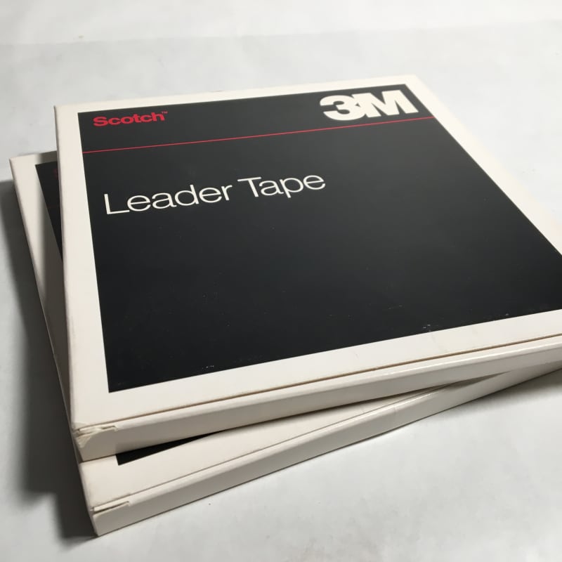 ATR Leader Tape 1/4 X 500' Precision Cut Roll - White