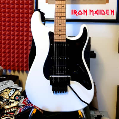 ⚡Jackson Guitar - Adrian Smith [ Iron Maiden ] | Seymour Duncan Humbucker | White - Electric Guitar⚡ image 1