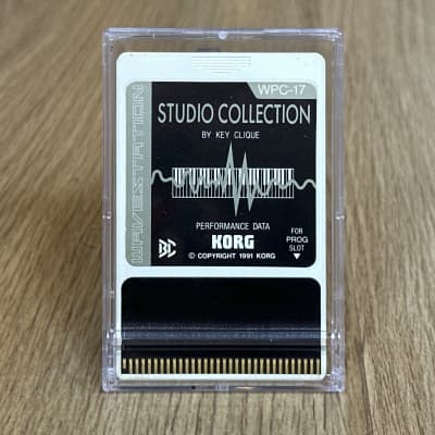 Korg Wavestation WPC-17 Studio Collection  // Voice ROM Card