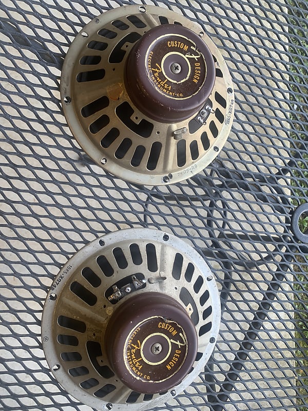 Oxford speakers 10K5 1963 Brown Reverb
