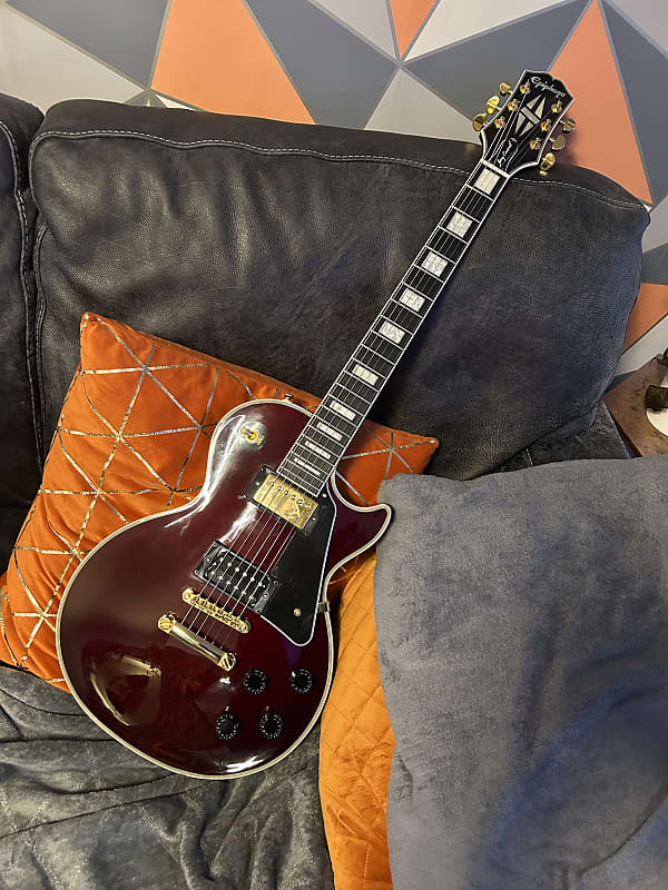 Epiphone Jerry Cantrell Wino Les Paul Custom 2022 - Present - Wine Red image 1