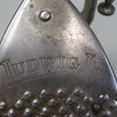 Ludwig & Ludwig 'Ludwig, Jr' Foot Pedal  (LotCBU8102) 1920's Nickel Plated image 2