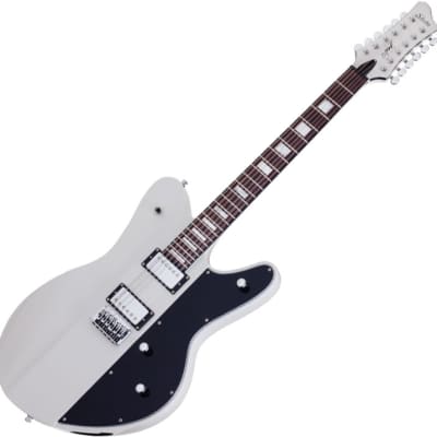 Schecter Robert Smith Ultracure-XII Electric Guitar Vintage White for sale