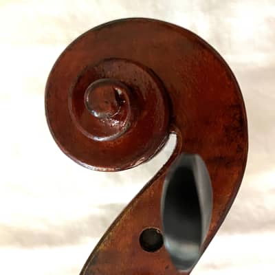 Hiroshi Kono 1/2 size  new Japanese violin, one piece back image 3
