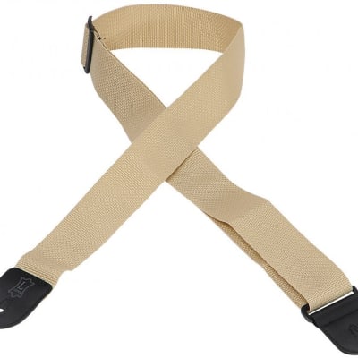 Levy's Leathers M8POLY-TAN Acoustic Guitar Strap image 1
