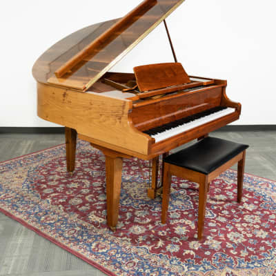 Kohler & Campbell 4'7" SKG400 Grand Piano | Polished Oak | SN: IJKG0407 image 3