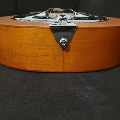 Dobro Hound Dog Round Neck Resonator Vintage - Brown image 10