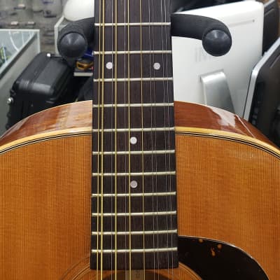 Washburn  D29S  12 String Acoustic Guitar Natural w/Hardshell case image 7