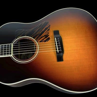 2020 Collings CJ SB Rosewood Acoustic Guitar ~ Sunburst w Tiger Stripe Pick-Guard image 2