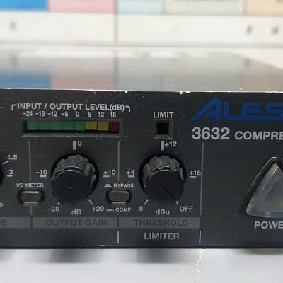 Alesis 3632 Dual-Channel Compressor / Limiter / Gate 2000s - Black image 3