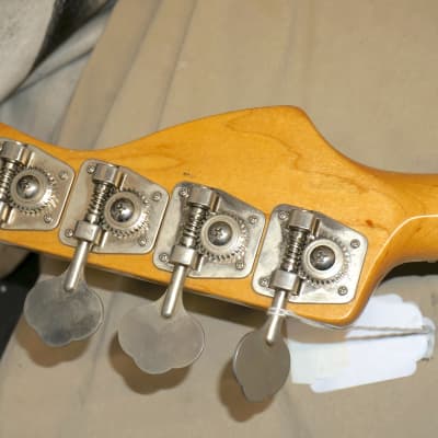 Kramer Focus 7000 Lefty Left-Handed 4-string Bass Guitar 1980s Blue - AS IS! image 9