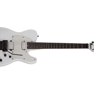 Schecter Sun Valley Super Shredder PT FR Electric Guitar (Metallic White, Ebony Fingerboard) (Hollywood,CA) for sale