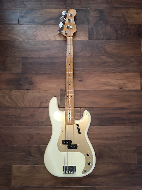 Fender Precision Bass 1986-1987 Vintage White MIJ Japan 80's 57 Reissue  PB57-70 UPGRADE