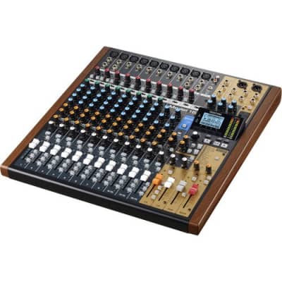 Tascam Model 16 Hybrid 14-Channel Mixer, Multitrack Recorder, and USB Audio Interface image 4
